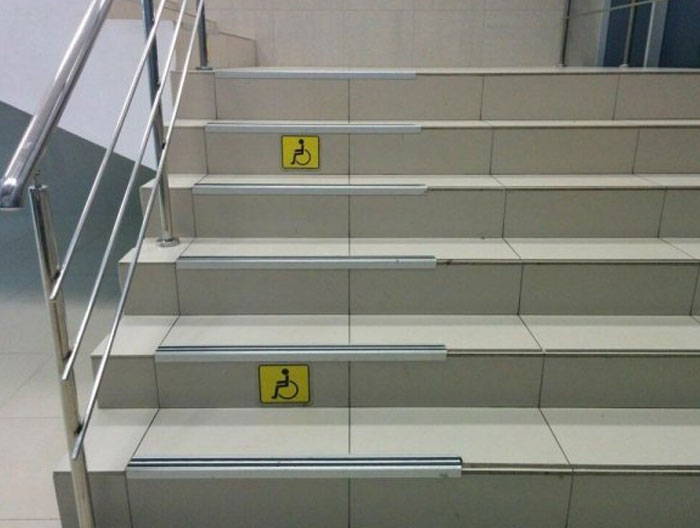 accesible escalera